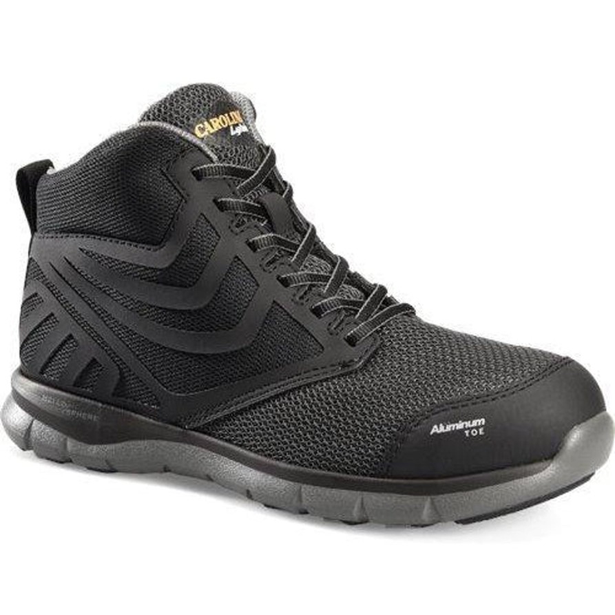 Men'S Carolina | Carolina Men'S Gust Hi Aluminum Toe Athletic Work Boot Ca1903 Black