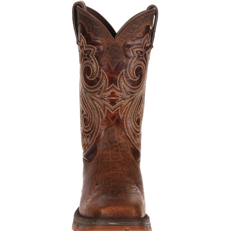 Women'S Durango | Durango Women'S Lady Rebel 10" Steel Toe Western Boot Rd3315 Brown