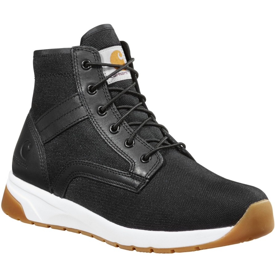 Men'S Carhartt | Carhartt Men'S Force 5" Nano Comp Toe Work Boot Fa5441-M Black