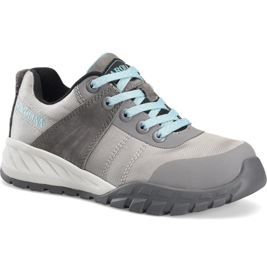 Women'S Carolina | Carolina Women'S Zella Wp Comp Toe Oxford Work Shoe Ca5675 Grey