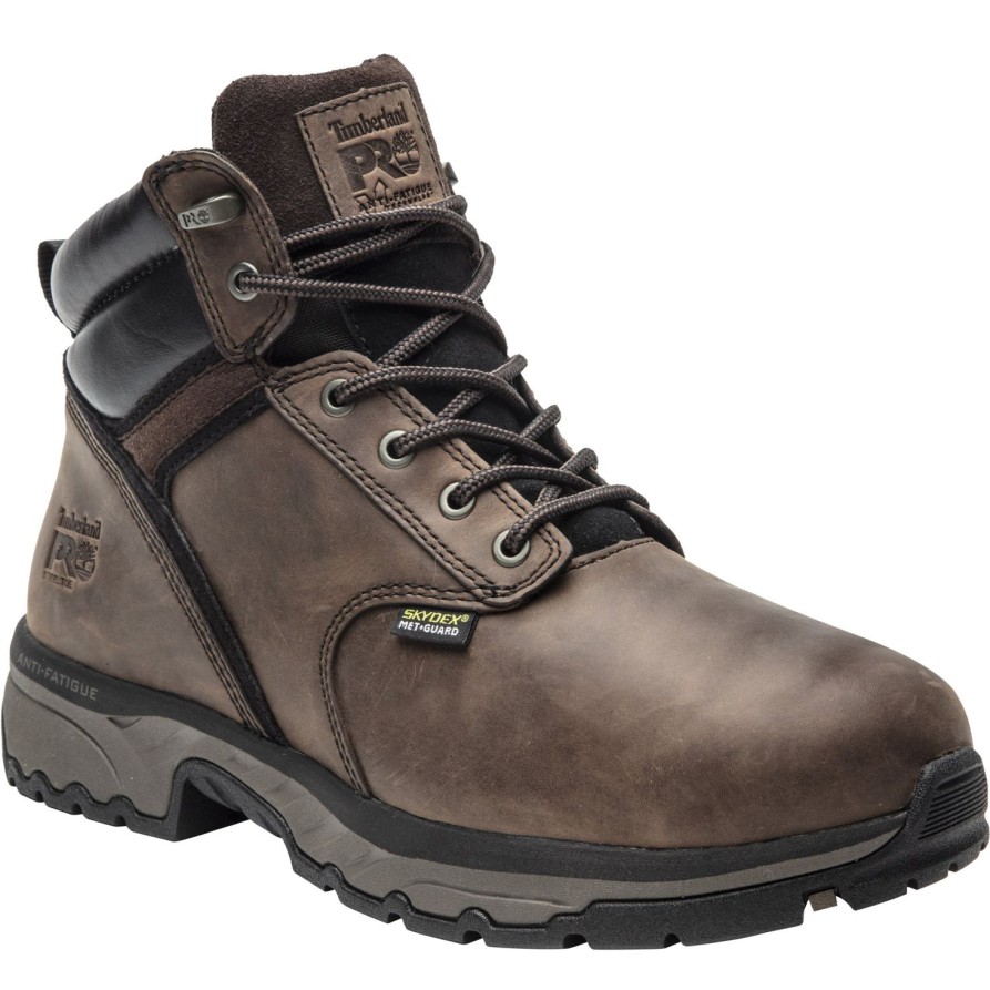 Men'S Timberland Pro | Timberland Pro Men'S Jigsaw Steel Toe Metguard Work Boot Tb0A1Wt9214 Brown