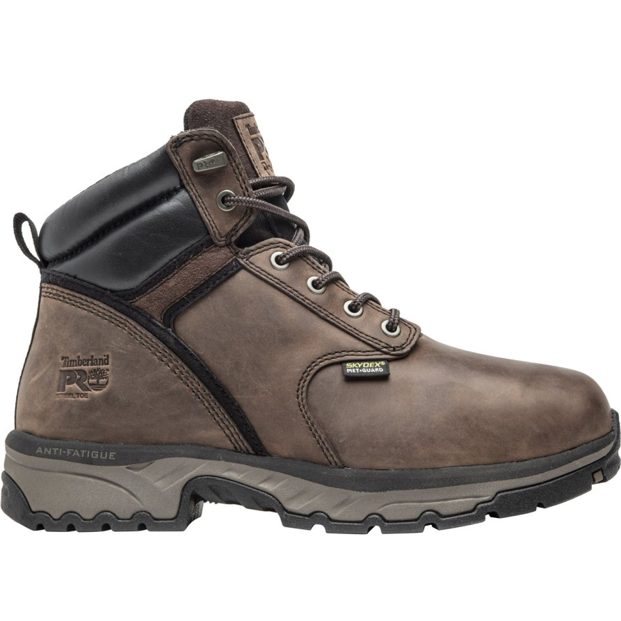 Men'S Timberland Pro | Timberland Pro Men'S Jigsaw Steel Toe Metguard Work Boot Tb0A1Wt9214 Brown