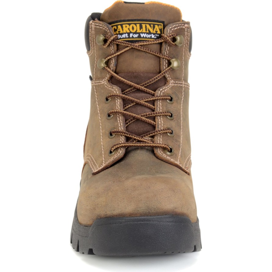 Men'S Carolina | Carolina Men'S Circuit 6" Comp Toe Wp Hiker Work Boot Ca3536 Brown