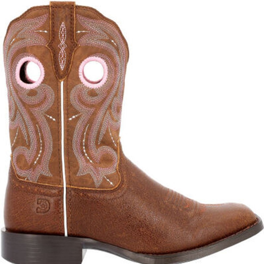 Women'S Durango | Durango Women'S Westward 10" Square Toe Western Work Boot Drd0445 Brown