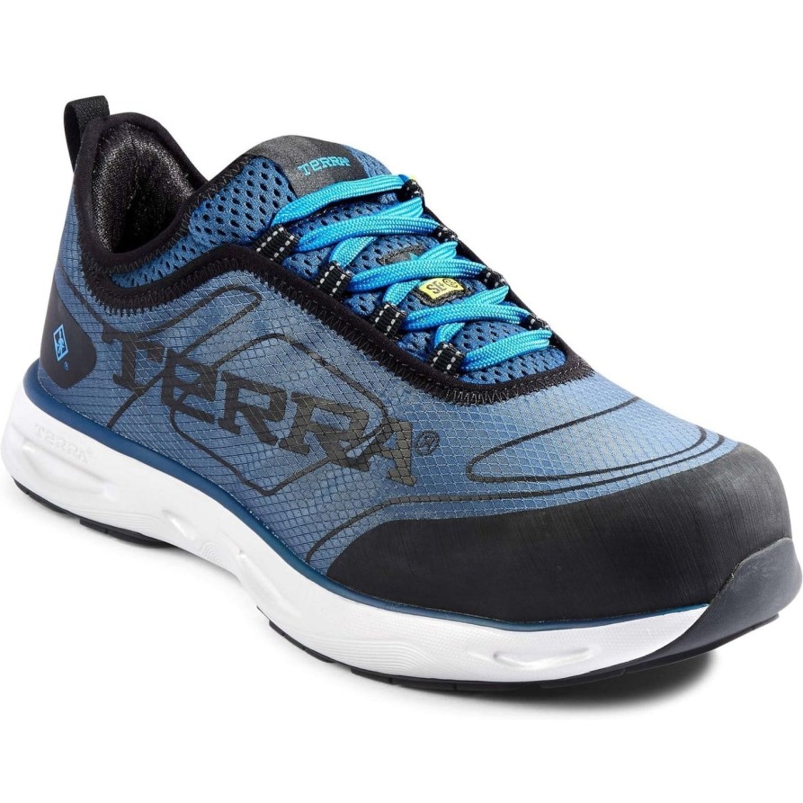 Men'S Terra | Terra Men'S Lites Low Nano Ct Athletic Safety Work Shoe 4Ns2Bb Blue