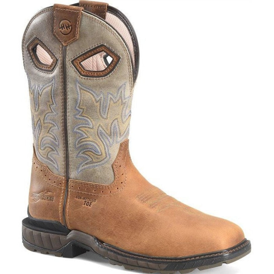 Men'S Double H | Double H Men'S Oatman 11" Ct Waterproof Western Work Boot Dh5430 Brown