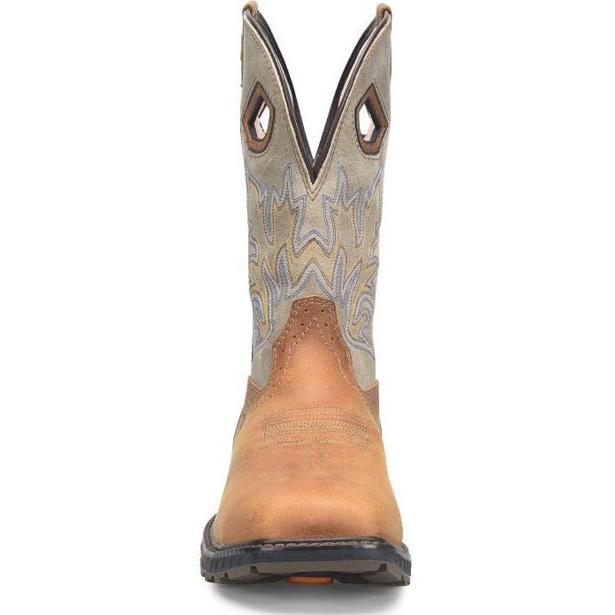 Men'S Double H | Double H Men'S Oatman 11" Ct Waterproof Western Work Boot Dh5430 Brown