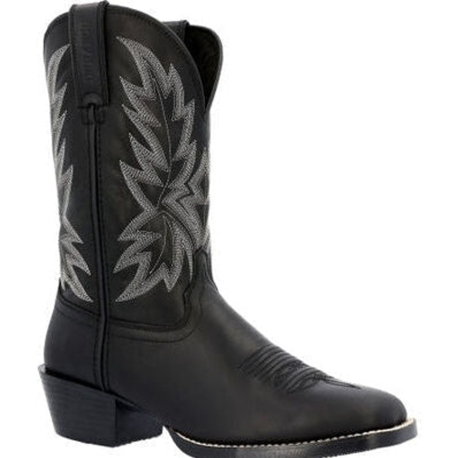 Men'S Durango | Durango Men'S Westward 11" St Western Work Boot Onyx- Ddb0423 Black