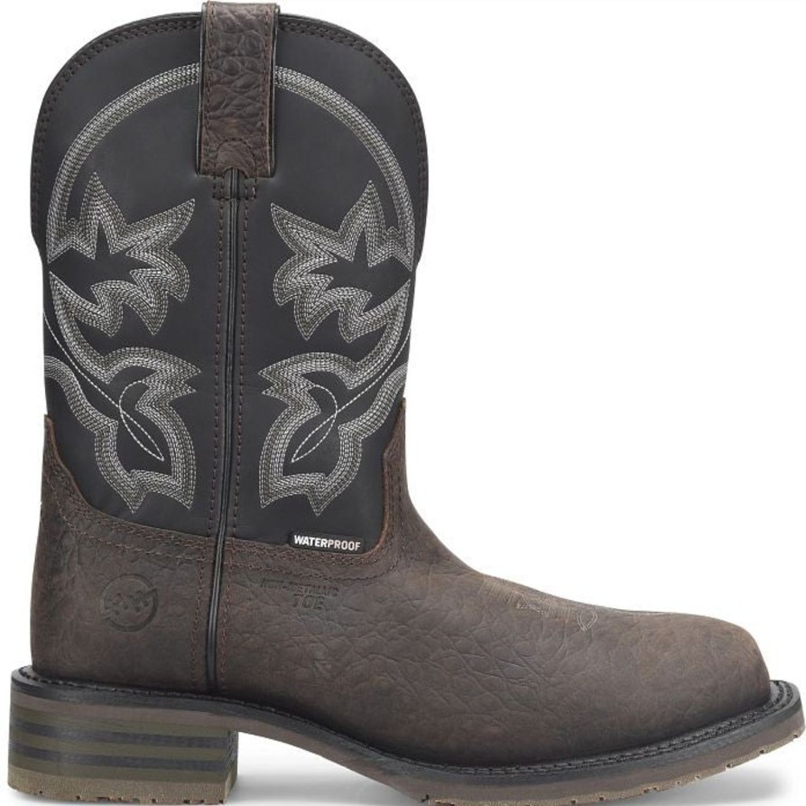 Men'S Double H | Double H Men'S Stockma 10" Toe Comp Toe Western Work Boot Dh4151 Brown