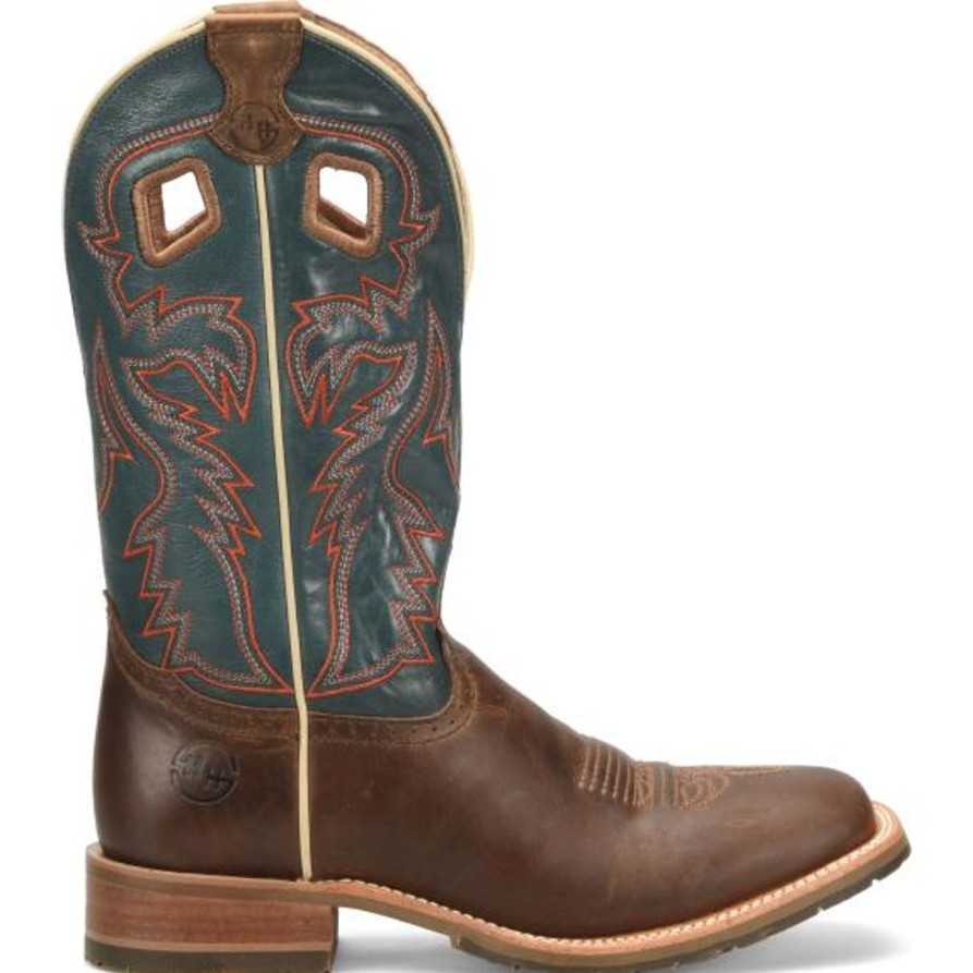 Men'S Double H | Double H Men'S Elliot 12" Square Toe Western Work Boot- Brown - Dh7021 Dark Brown