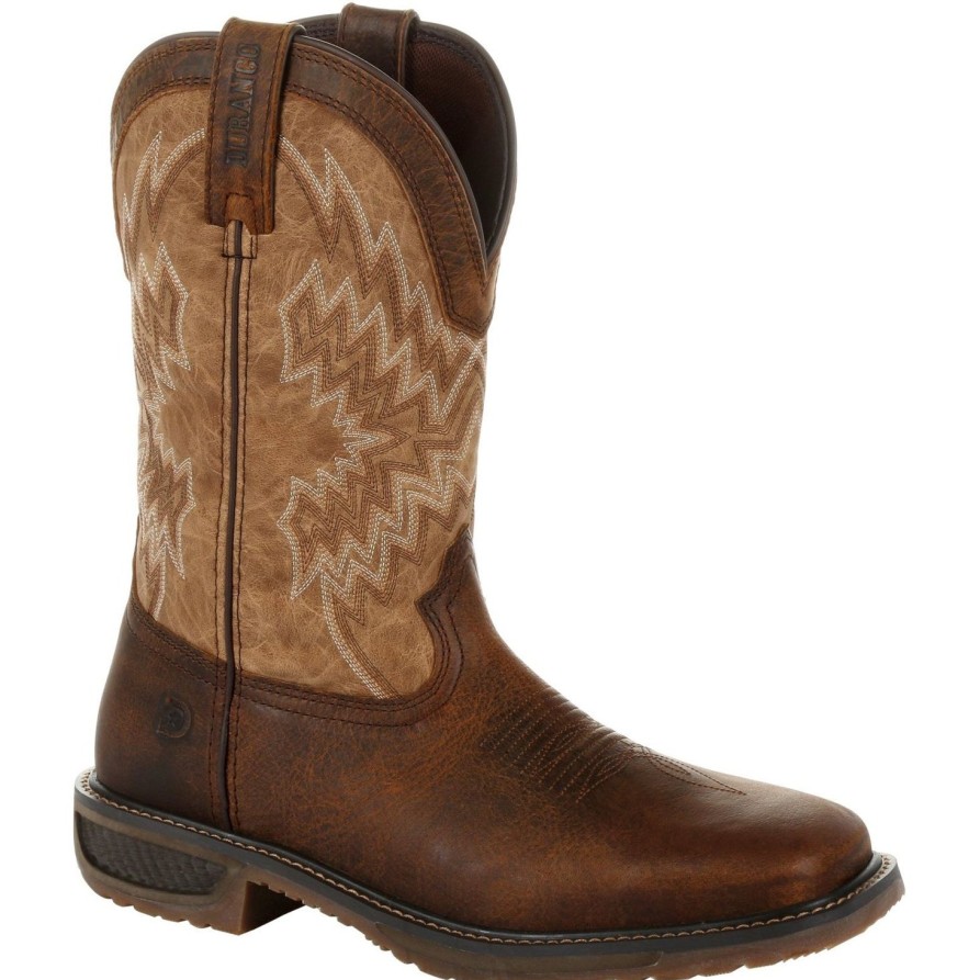 Men'S Durango | Durango Men'S Workhorse 11" Steel Toe Western Work Boot Ddb0184 Brown