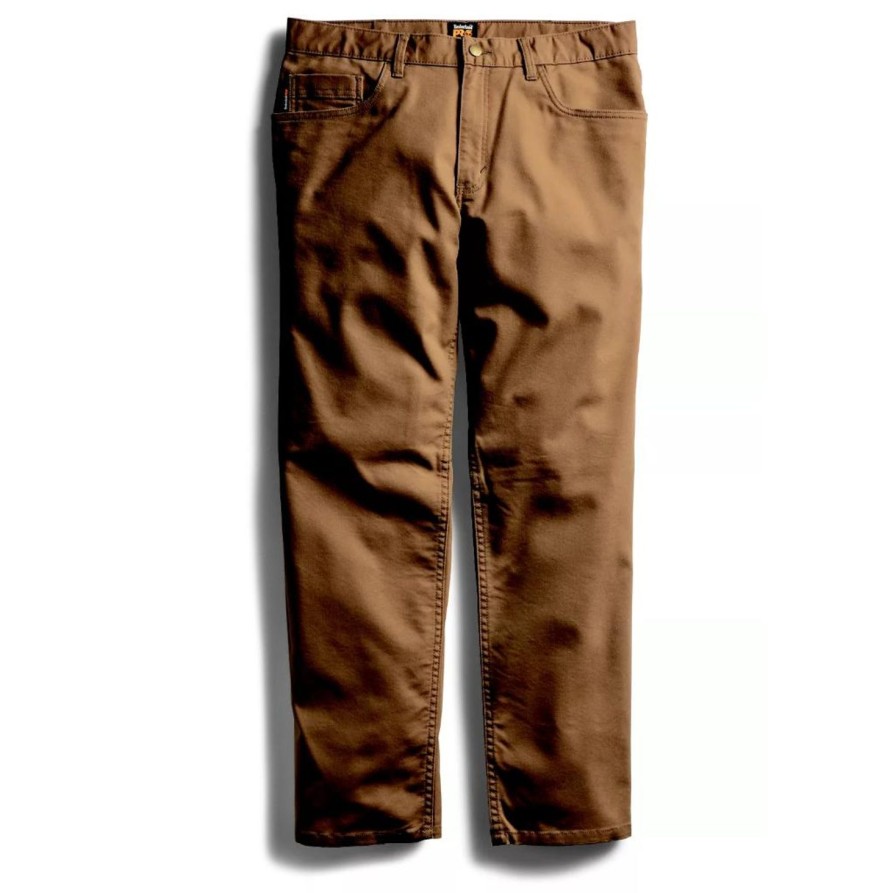 Men'S Timberland Pro | Timberland Pro Men'S Ironhide Straight Fit Canvas Work Pants Tb0A1Va9D02 Dark Wheat