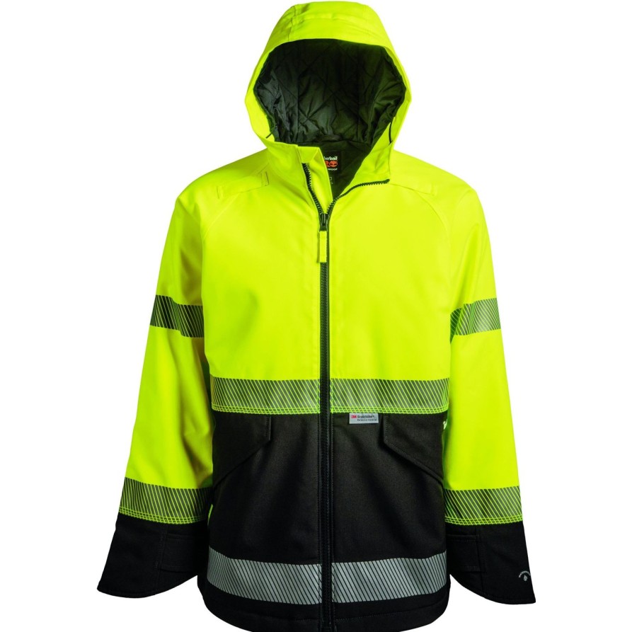 Men'S Timberland Pro | Timberland Pro Men'S Work Sight High-Visibility Ins Jacket Tb0A1Ot5I47 Yellow