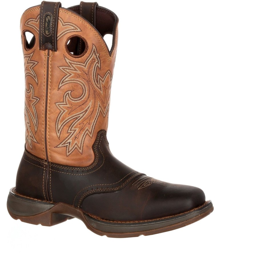 Men'S Durango | Durango Men'S Rebel 11" Steel Toe Wp Western Boot /Tan- Db019 Brown