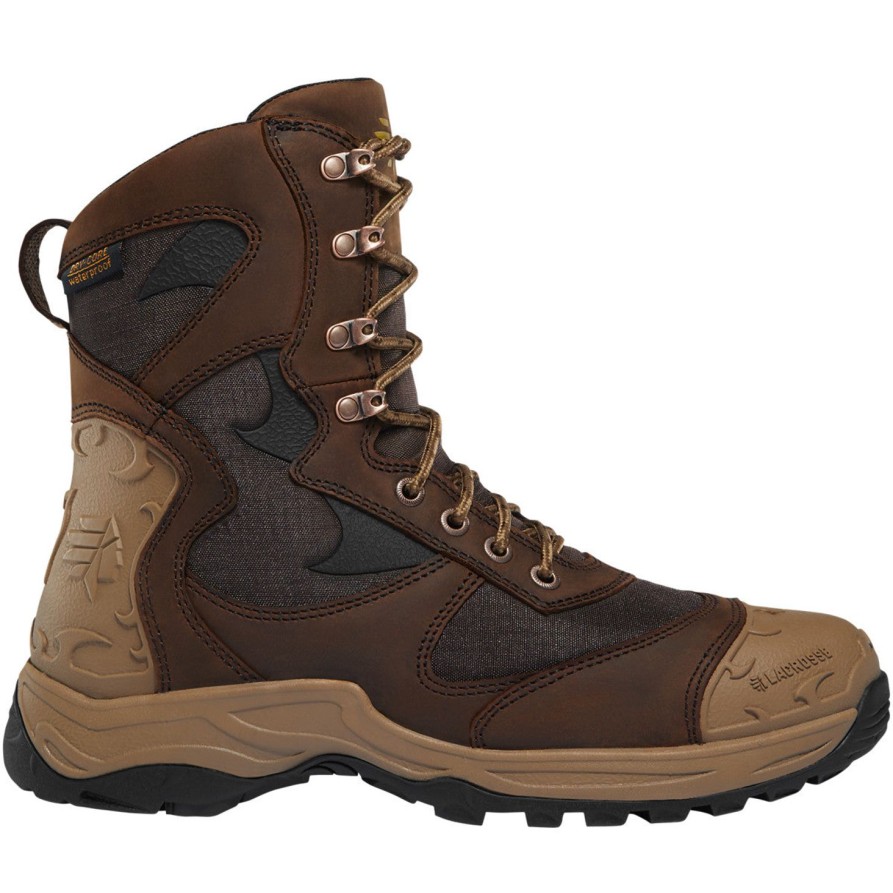 Men'S LaCrosse | Lacrosse Men'S Atlas 8" Soft Toe Waterproof Hunt Boot 572110 Brown