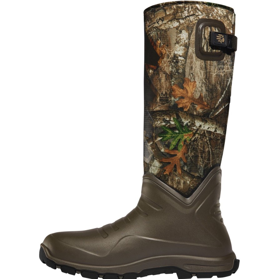 Men'S LaCrosse | Lacrosse Men'S Aerohead Sport 16" Soft Toe Wp Rubber Hunt Boot - 340230 Realtree Edge