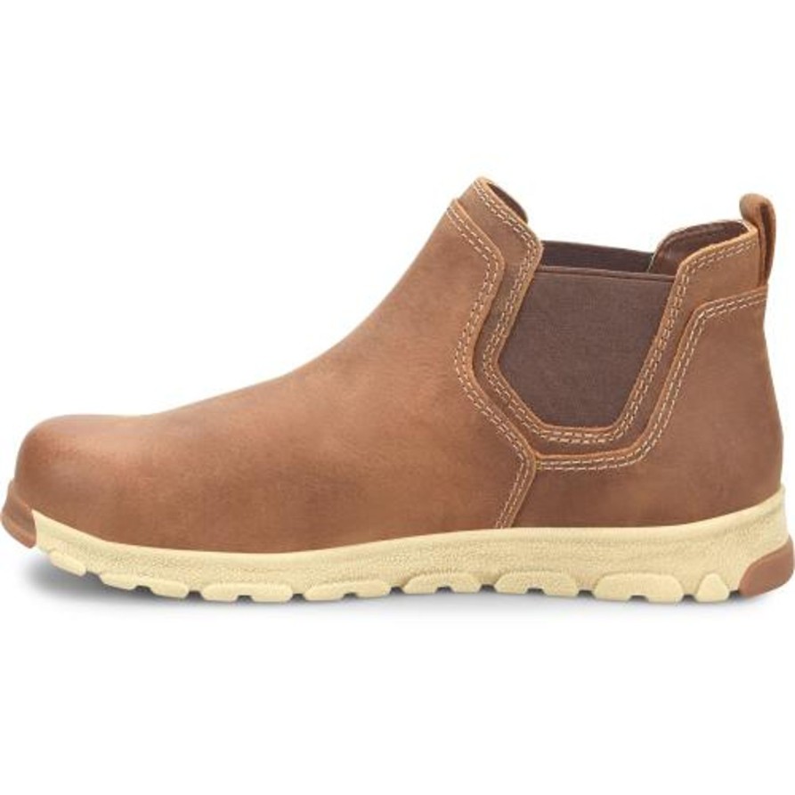 Men'S Carolina | Carolina Men'S S-117 Esd Alum Toe Lw Romeo Work Shoe Ca5574 Brown