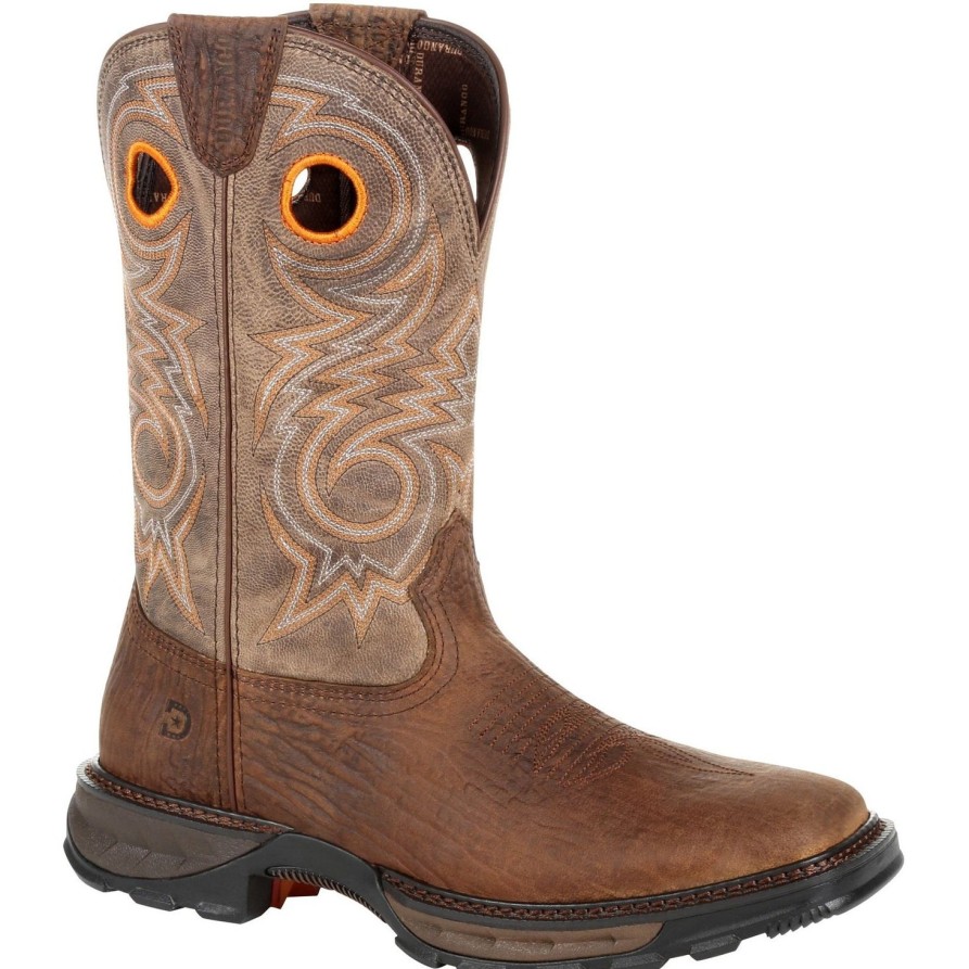 Men'S Durango | Durango Men'S Maverick Xp 11" Square Toe Western Work Boot - Ddb0242 Brown