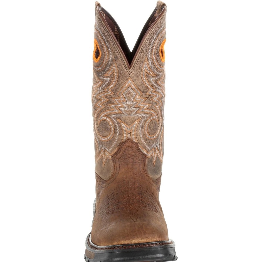 Men'S Durango | Durango Men'S Maverick Xp 11" Square Toe Western Work Boot - Ddb0242 Brown