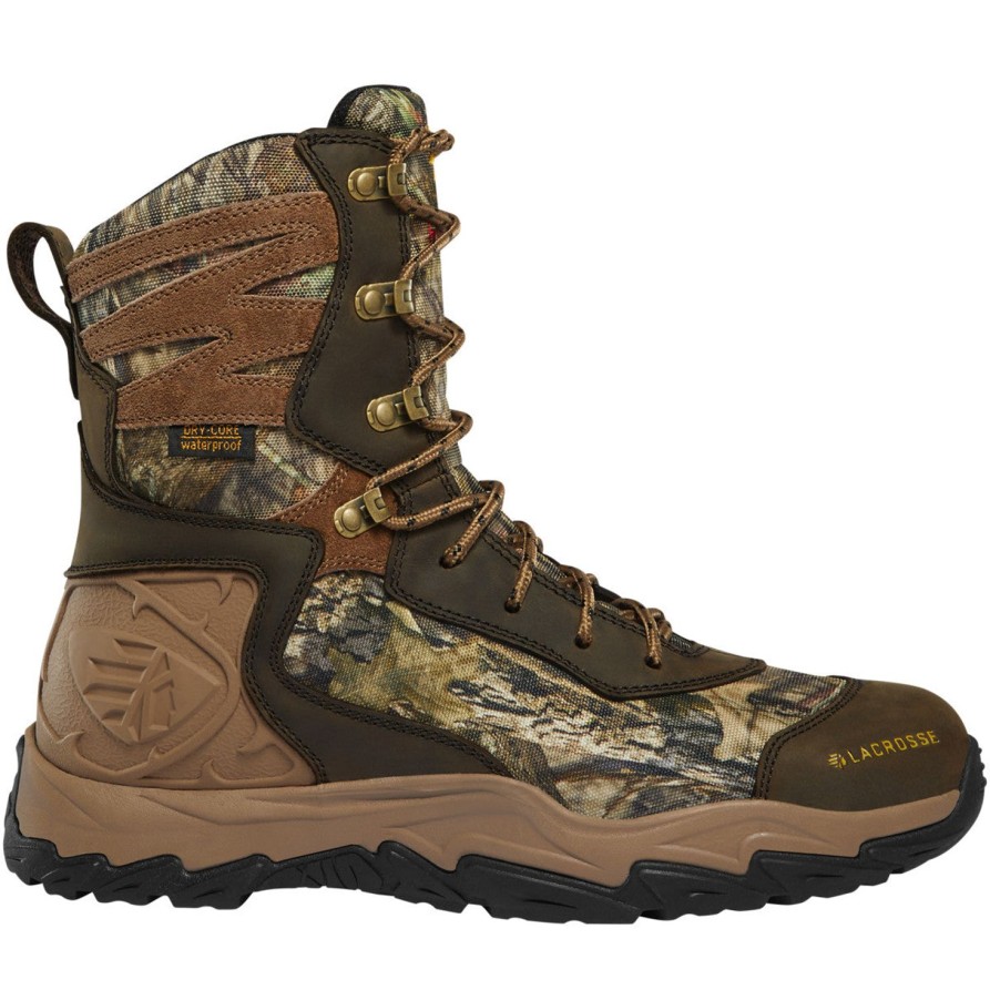 Men'S LaCrosse | Lacrosse Men'S Windrose 8" Wp 600G Thinsulate Hunt Boot - 513361 Mossy Oak Break-Up Country