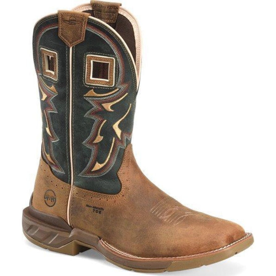 Men'S Double H | Double H Men'S Kerrick 11" Comp Toe Western Work Boot Dh5356 Brown