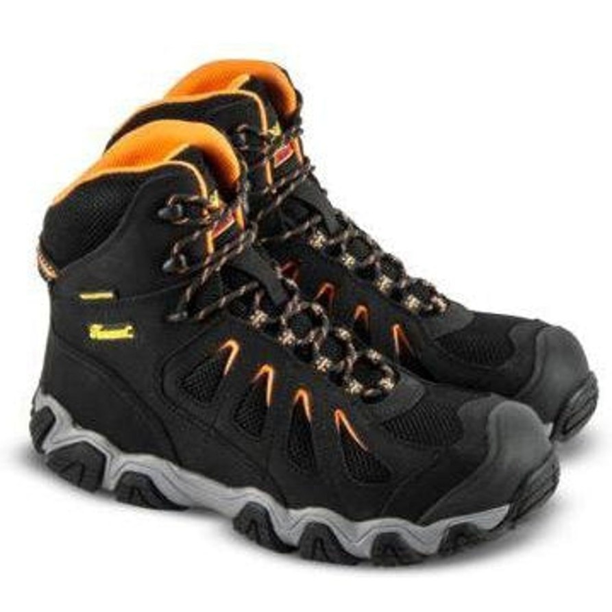 Men'S Thorogood | Thorogood Men'S Crosstrex 6" Hiker Wp Comp Work Boot 804-6296 Black