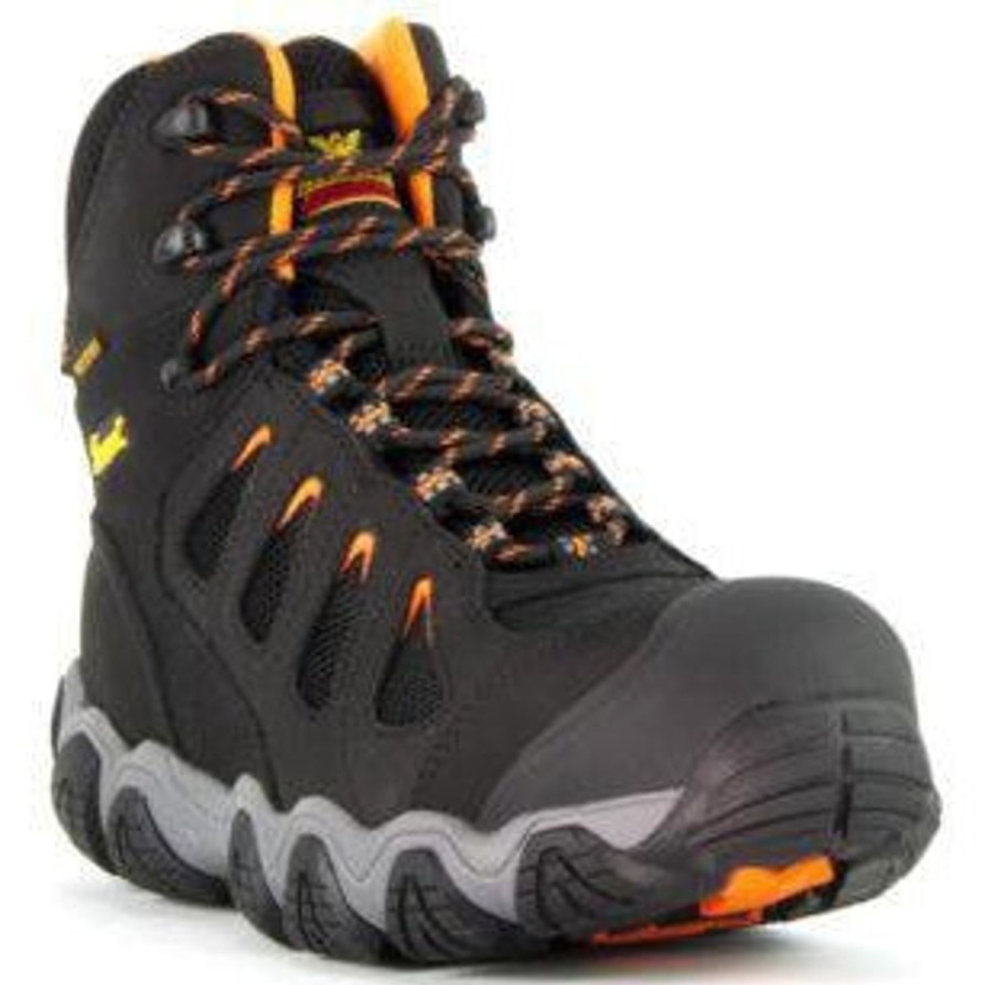 Men'S Thorogood | Thorogood Men'S Crosstrex 6" Hiker Wp Comp Work Boot 804-6296 Black