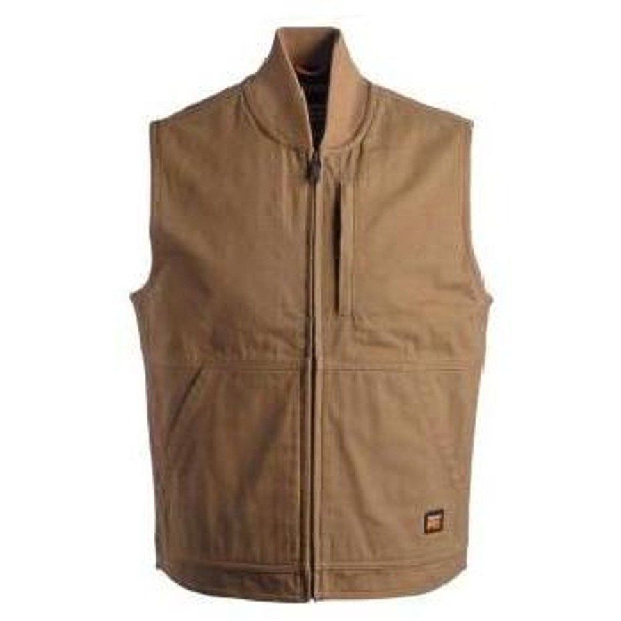 Men'S Timberland Pro | Timberland Pro Men'S Gritman Lined Work Vest Tb0A1Vbfd02 Dark Wheat