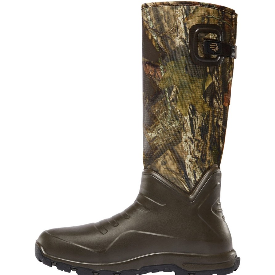 Men'S LaCrosse | Lacrosse Men'S Aerohead Sport 16" Soft Toe Wp Rubber Hunt Boot - Mossy Oak - 340222 Mossy Oak Break-Up Country