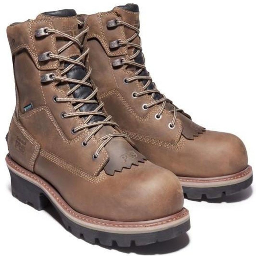 Men'S Timberland Pro | Timberland Pro Men'S Evergreen Comp Toe Wp 400G Work Boot- Tb0A28Qq214 Brown