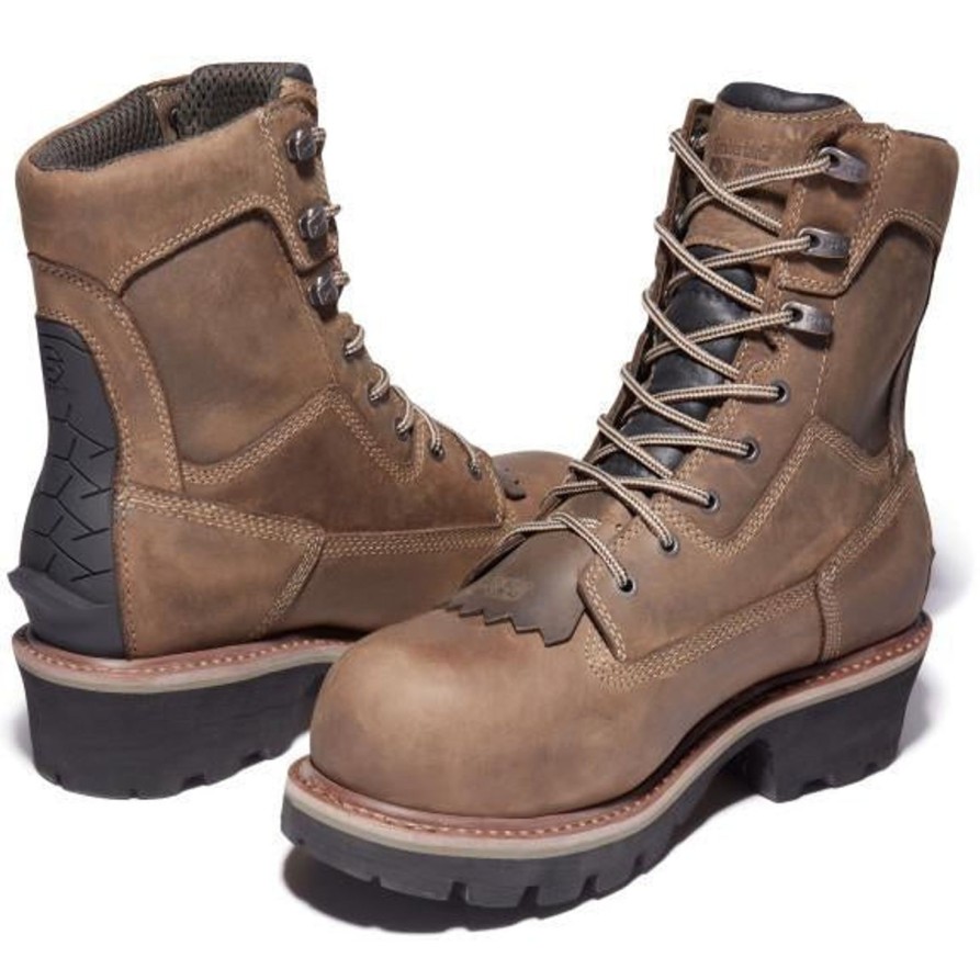 Men'S Timberland Pro | Timberland Pro Men'S Evergreen Comp Toe Wp 400G Work Boot- Tb0A28Qq214 Brown