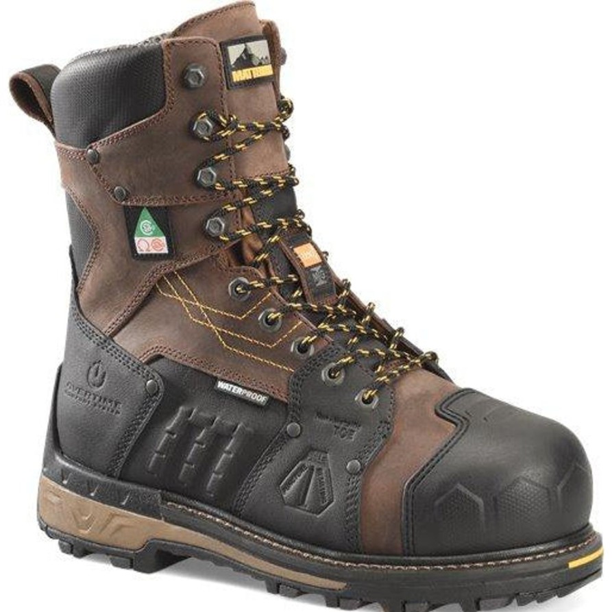 Men'S Matterhorn | Matterhorn Men'S Maximus 2.0 8" Comp Toe Wp Metguard Pr Work Boot - Mtc300 Brown