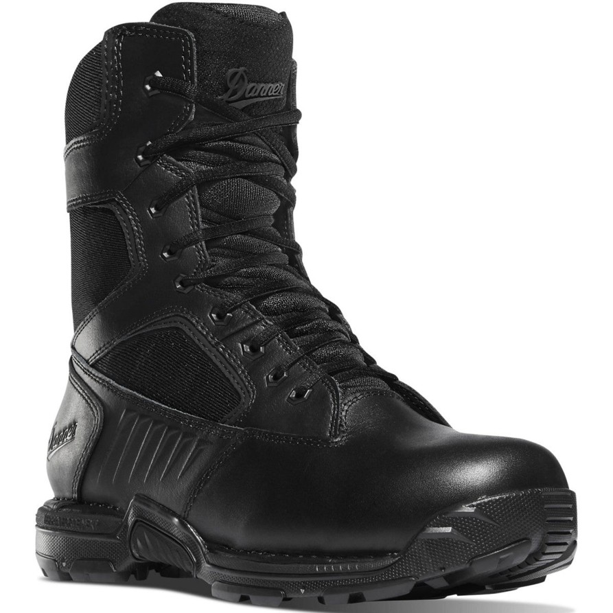 Men'S Danner | Danner Men'S Striker Bolt 8" Side Zip Wp Duty Boot 26634 Black