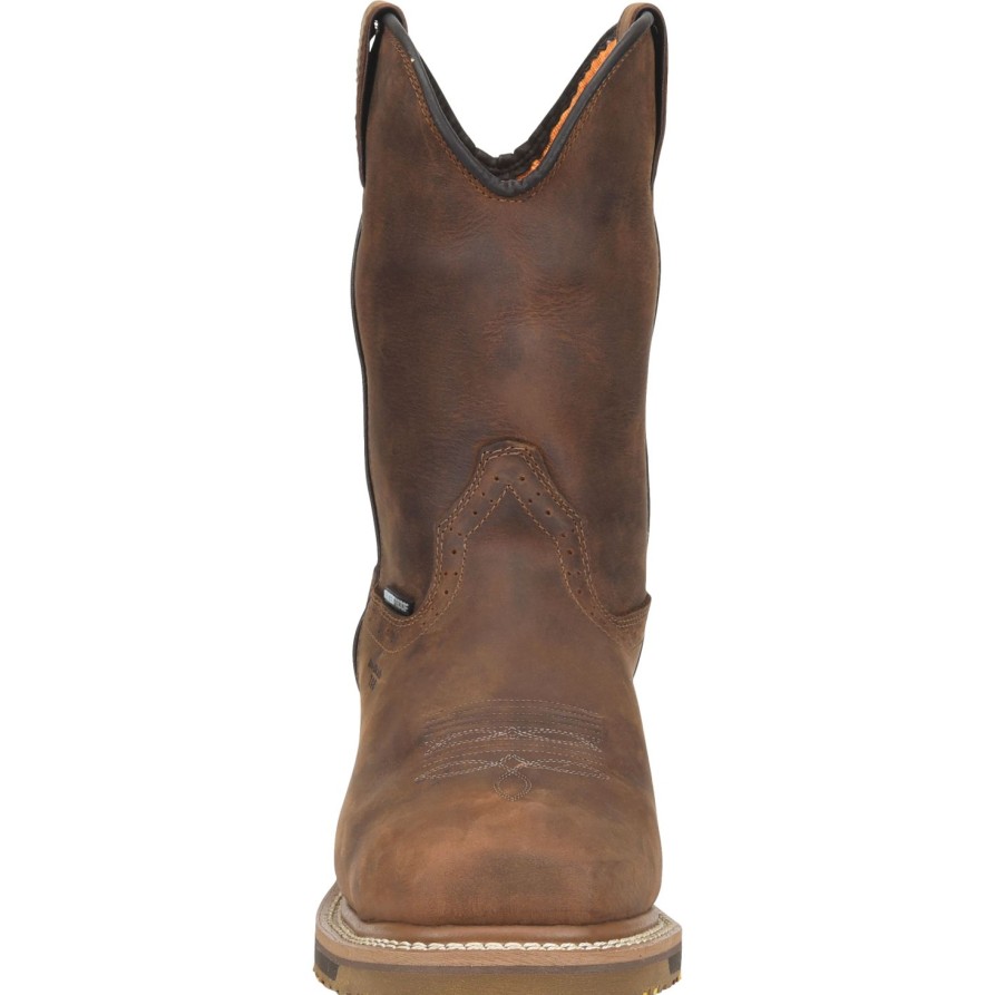 Men'S Carolina | Carolina Men'S Anchor 10" Wp Comp Square Toe Roper Work Boot - Ca8536 Brown