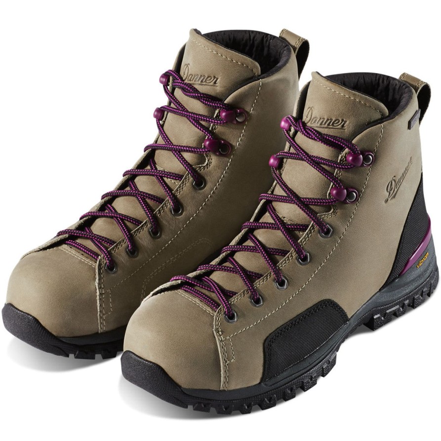 Women'S Danner | Danner Women'S Stronghold 5" Wp Comp Toe Work Boot 16717 Gray