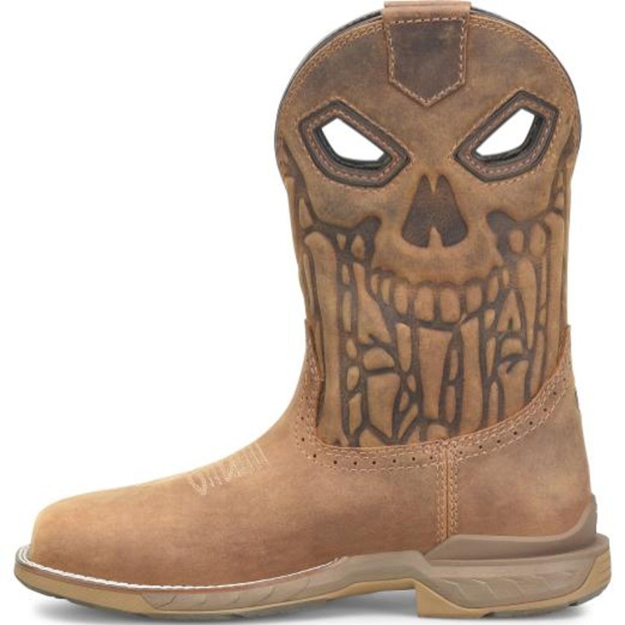 Men'S Double H | Double H Men'S Lycan 11" Comp Toe Wp Roper Work Boot Dh5398 Brown