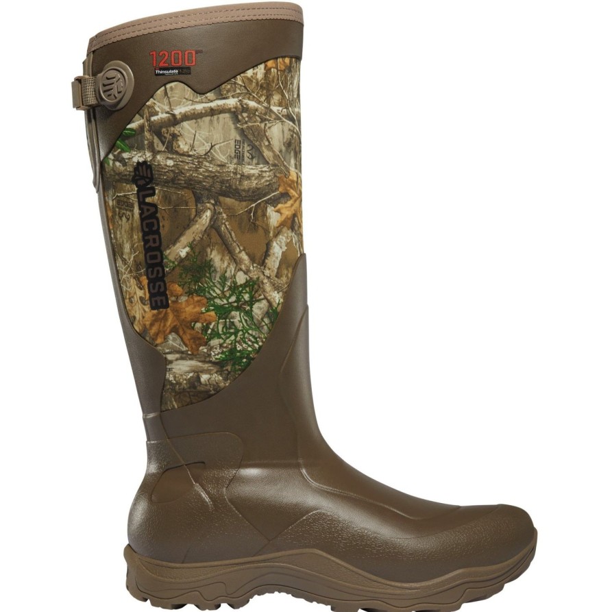 Men'S LaCrosse | Lacrosse Men'S Alpha Agility 17" Soft Toe Wp 1200G Ins Hunt Boot- 339072 Realtree Edge