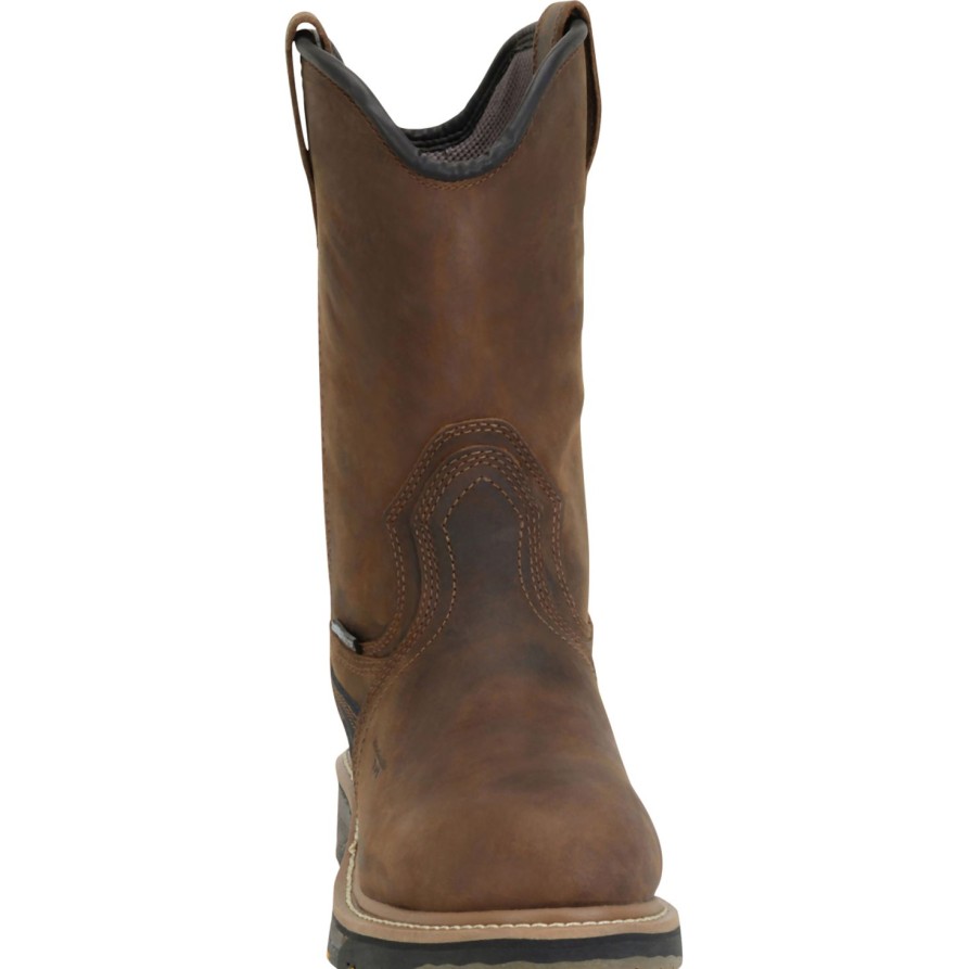 Men'S Carolina | Carolina Men'S Well X 10" Comp Toe Wp Wellington Work Boot - Ca4559 Brown