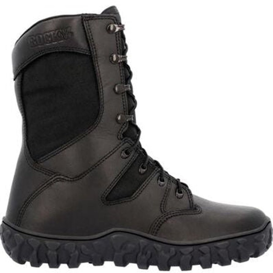 Men'S Rocky | Rocky Men'S S2V Predator Waterproof Military Boot Rkc146 Black