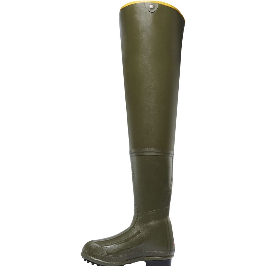 Men'S LaCrosse | Lacrosse Men'S Big Chief 32" Od Ins Rubber Work Boot 700001 Green