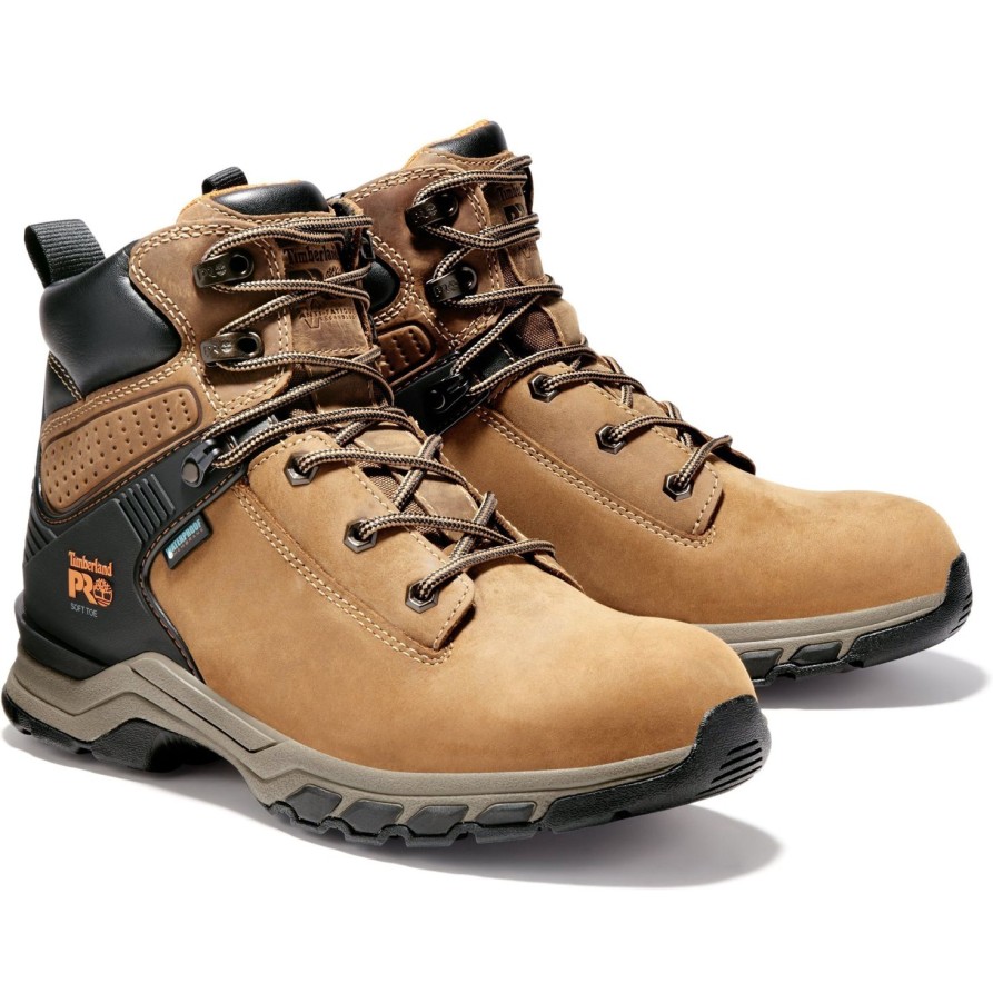 Men'S Timberland Pro | Timberland Pro Men'S Hypercharge 6" Wp Work Boot Tb0A1Q56214 Brown