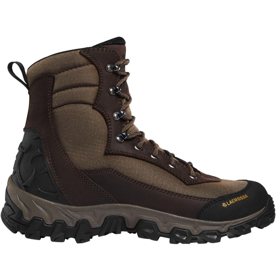 Men'S LaCrosse | Lacrosse Men'S Lodestar 7" Soft Toe Wp 400G Hunt Boot 516334 Brown