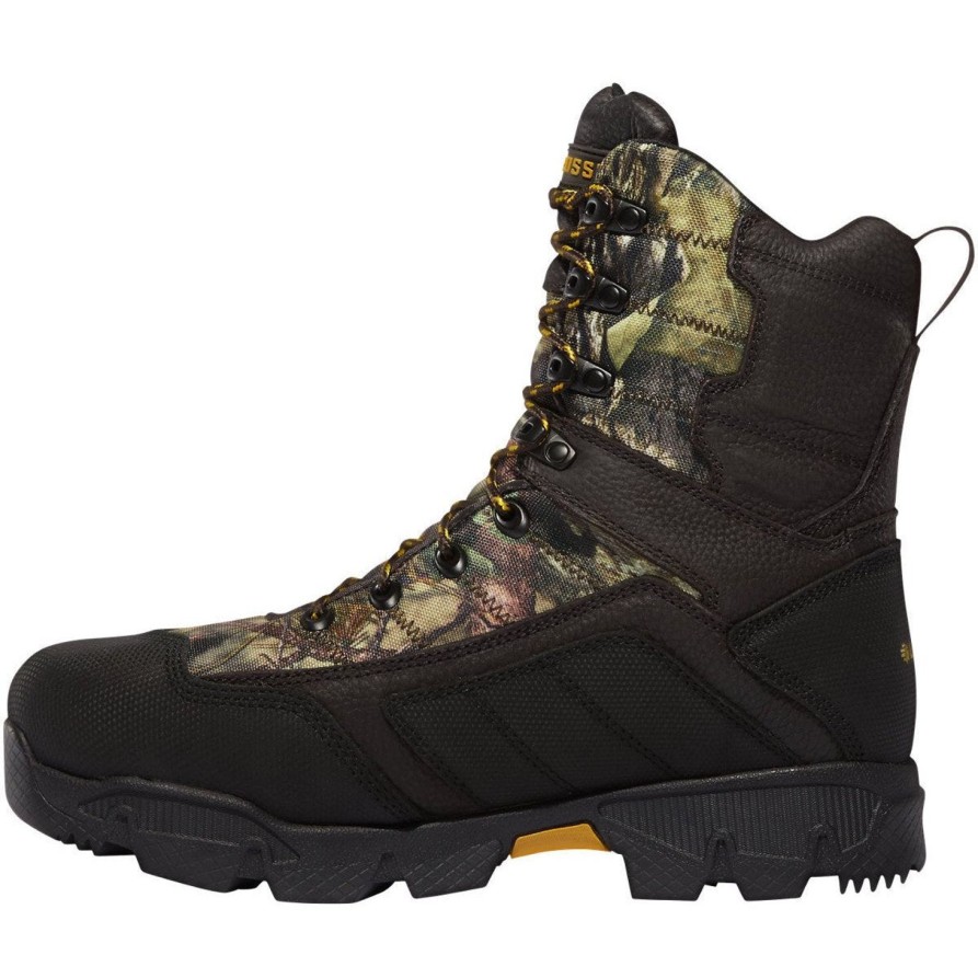 Men'S LaCrosse | Lacrosse Men'S Cold Snap 9" Plain Toe Wp 2000G Hunt Boot -Mossy- 566712 Mossy Oak