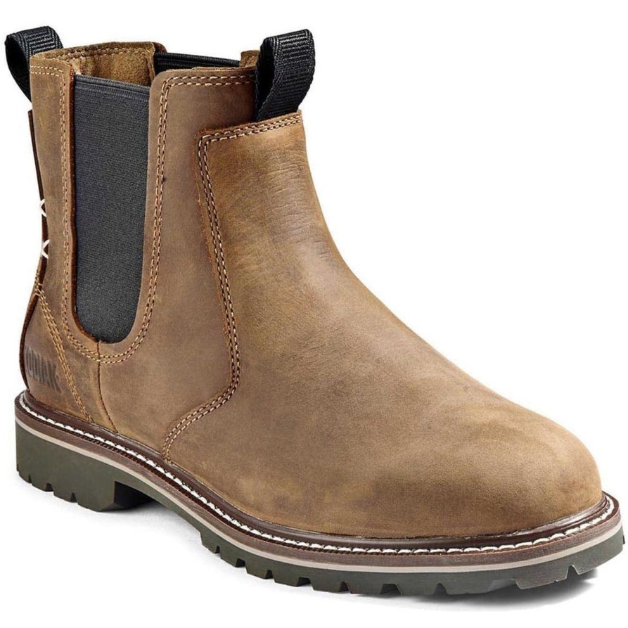 Women'S Kodiak | Kodiak Women'S Bralorne Wp Slip Resist Chelsea Work Boot 4Teabn Brown