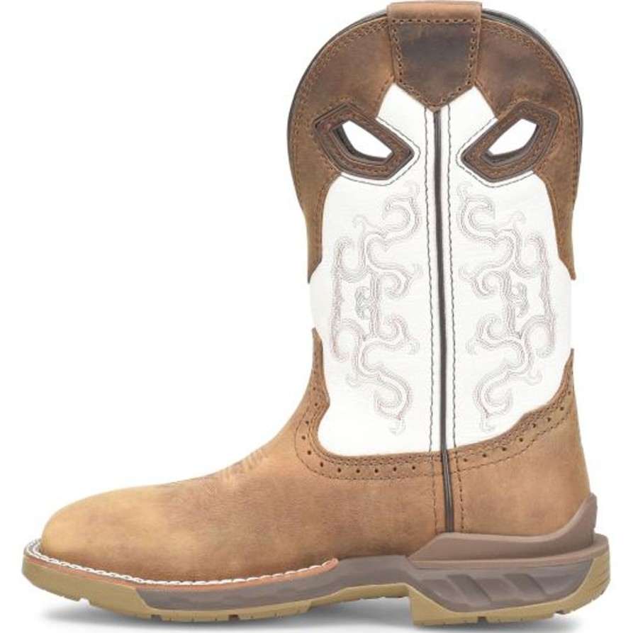 Women'S Double H | Double H Women'S Brave 10" Wide St Western Work Boot Dh5425 Brown