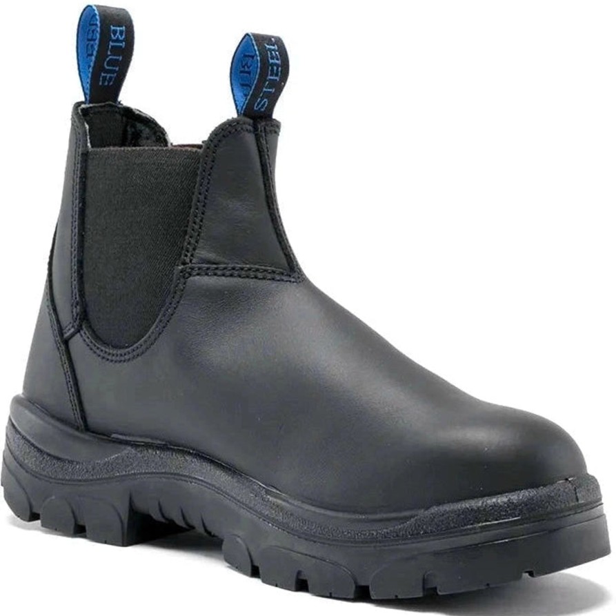 Men'S Steel Blue | Steel Blue Hobart 6" Wp Soft Toe Tpu Outsole Work Boot 310901 Black