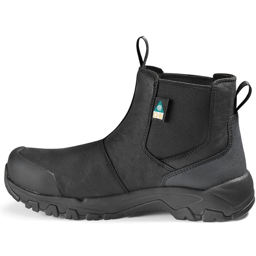 Men'S Kodiak | Kodiak Men'S Quest Bound Comp Toe Wp Chelsea Work Boot 4Thnbk Black