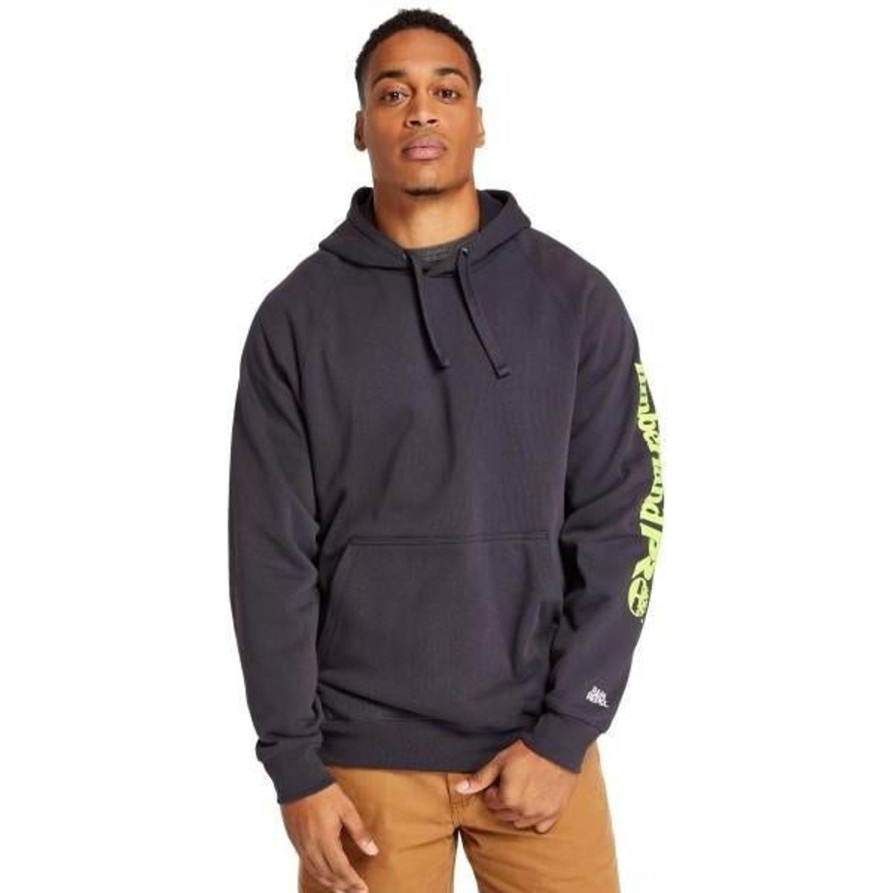 Men'S Timberland Pro | Timberland Pro Men'S Hh Sport Work Pullover - Navy/Yellow - Tb0A1Hvyy48 Dark Navy