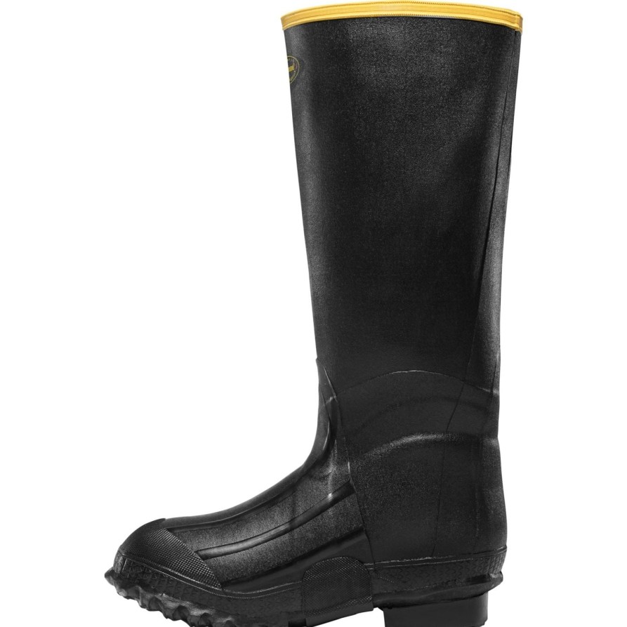 Men'S LaCrosse | Lacrosse Men'S Zxt Knee Boot 16" Ins Rubber Work Boot 189010 Black