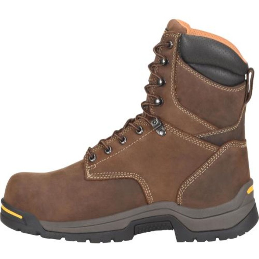 Men'S Carolina | Carolina Men'S Bruno Hi 8" Soft Toe Wp Insulated Work Boot Ca8021 Brown